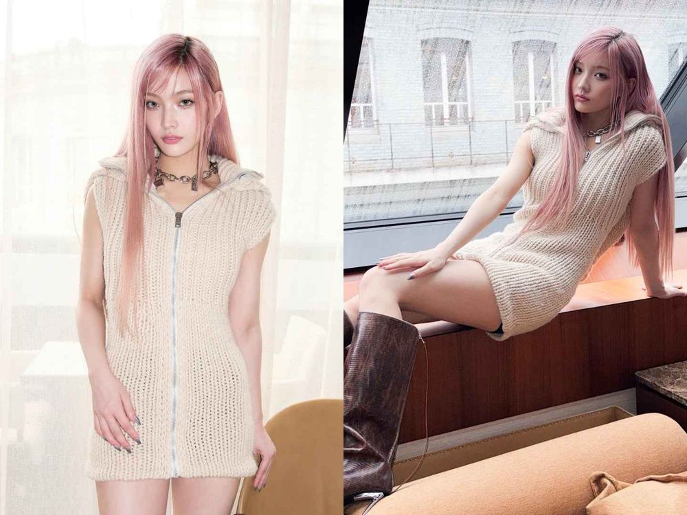 ILLIT入職半年擺脫幼態感？！Acne Studios巴黎大秀、仙女體態大升級！-5