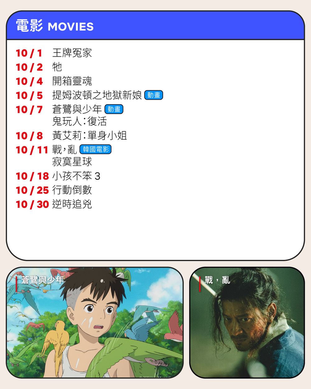 10月上架Netflix影集電影片單！驚見一神作網嗨終於等到了，宮崎駿《蒼鷺與少年》《地獄公使2》讓人期待！-3