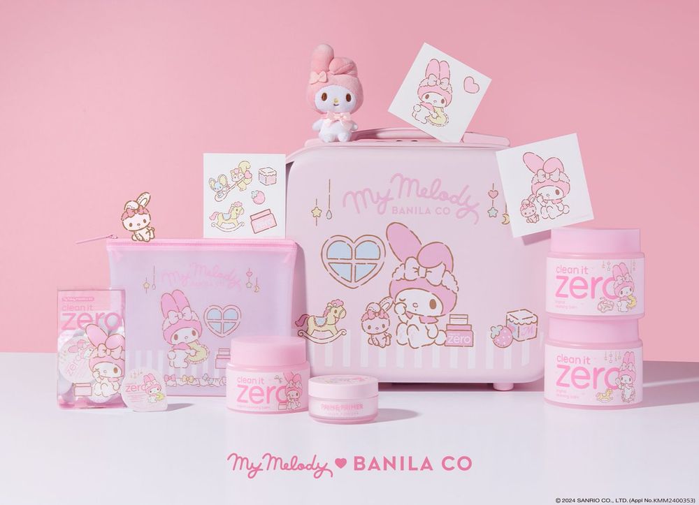 克拉們尖叫吧！淨漢最萌代言Banila Co美樂蒂聯名卸妝霜，超可愛行李箱禮盒限量登場！-9