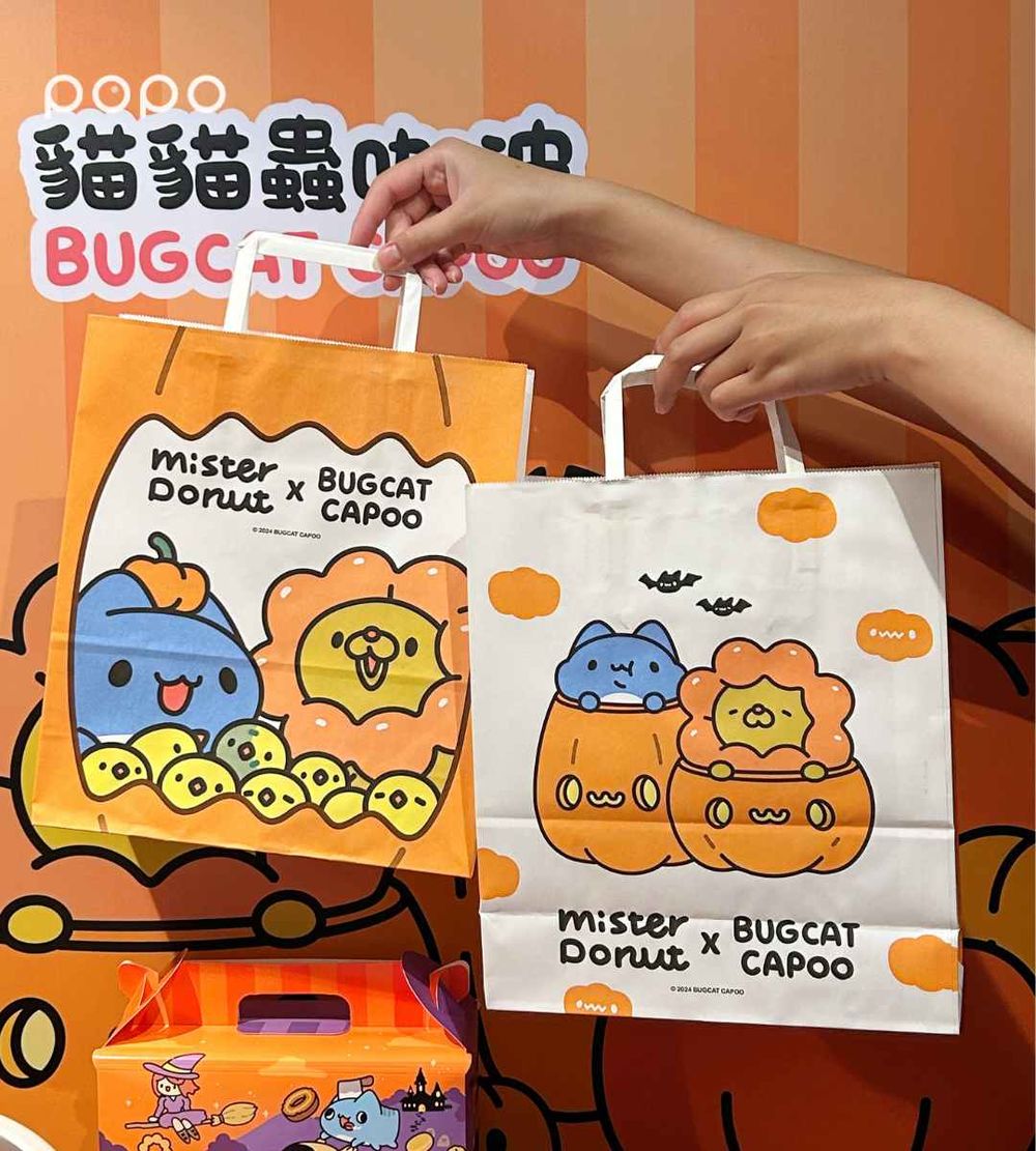 Mister Donut和貓貓蟲咖波聯名啦！3款萬聖節限定甜甜圈可愛到捨不得吃、還有超Q周邊要收藏！-7