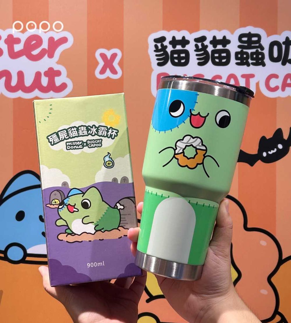 Mister Donut和貓貓蟲咖波聯名啦！3款萬聖節限定甜甜圈可愛到捨不得吃、還有超Q周邊要收藏！-8