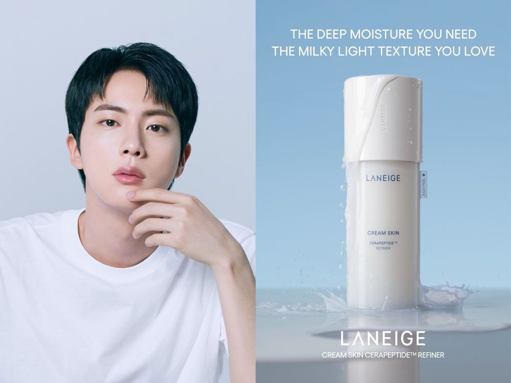 LANEIGE正式宣布金碩珍Jin成為全球品牌大使！首波廣告大推蘭芝「發光牛奶水」回購率100％寶寶肌神器！-1