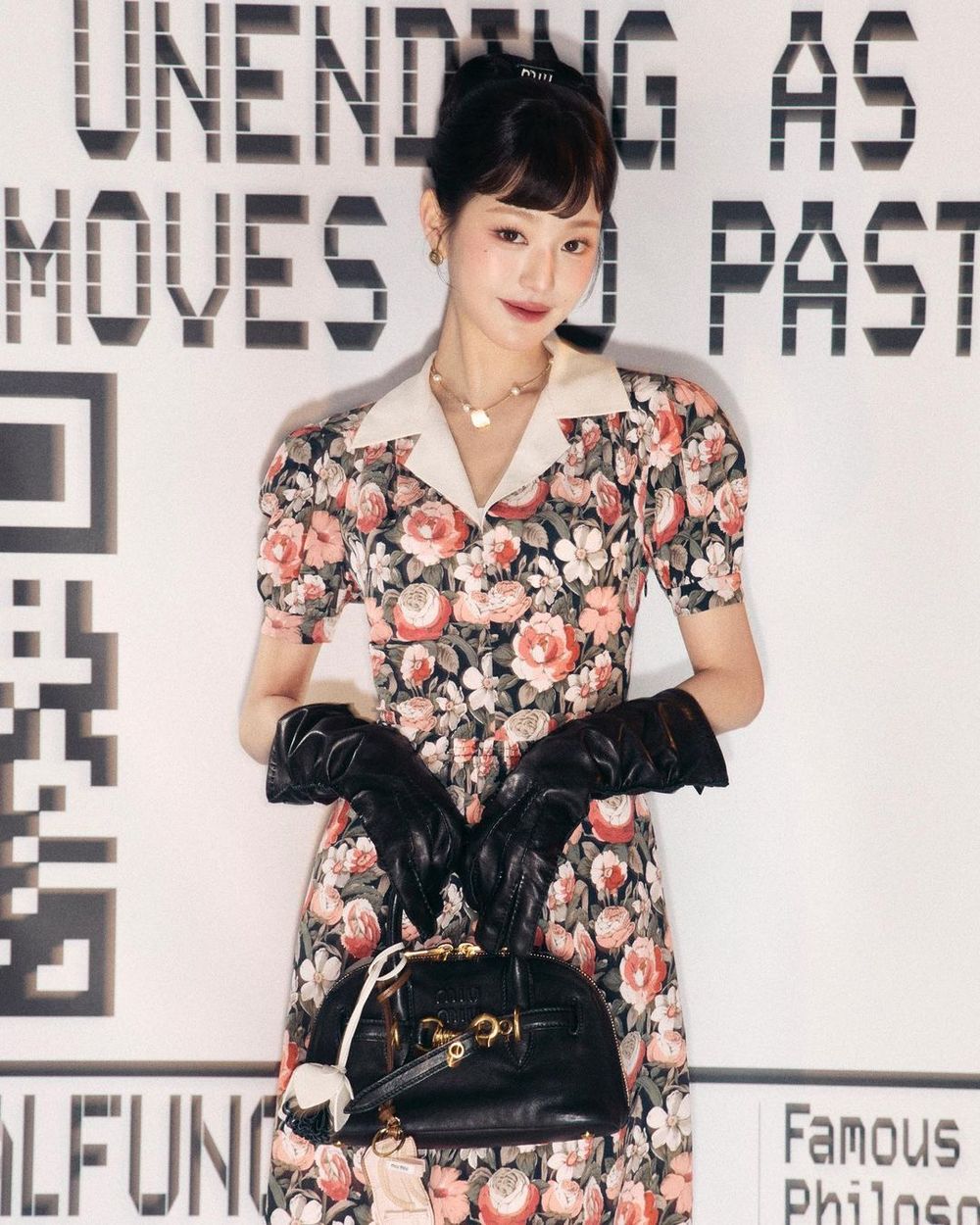 25【巴黎時裝周女神】好養眼！金髮Jennie、赫本風員瑛，Minnie「頹廢妝」引熱議！-4