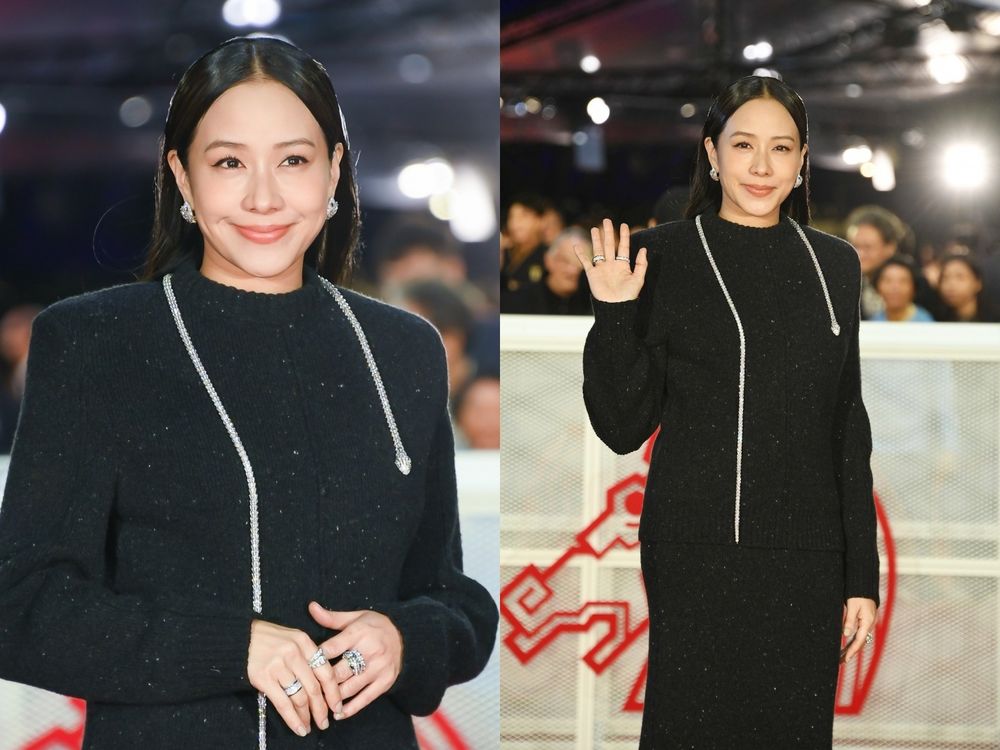 金馬61紅毯兩大女神！曾沛慈低胸有料身材藏不住、林嘉欣46歲臉緊緻到誇張！-4