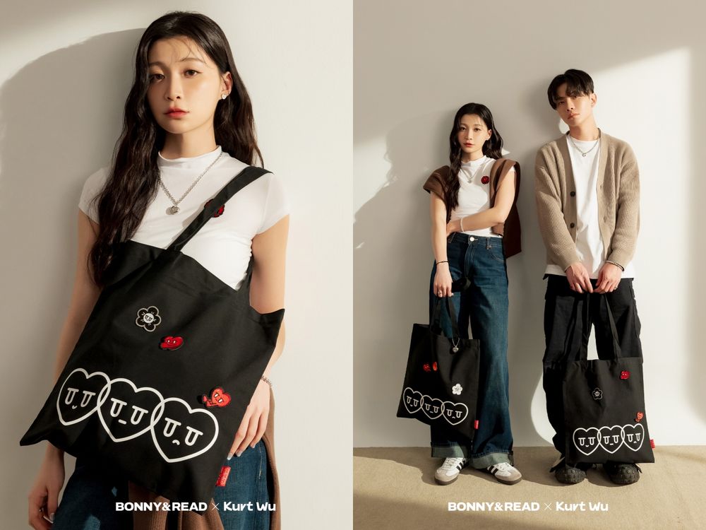  女生最愛平價飾品BONNY&READ聯名來了！厭世愛心「Kurt」小耳環、戒指超可愛！-11