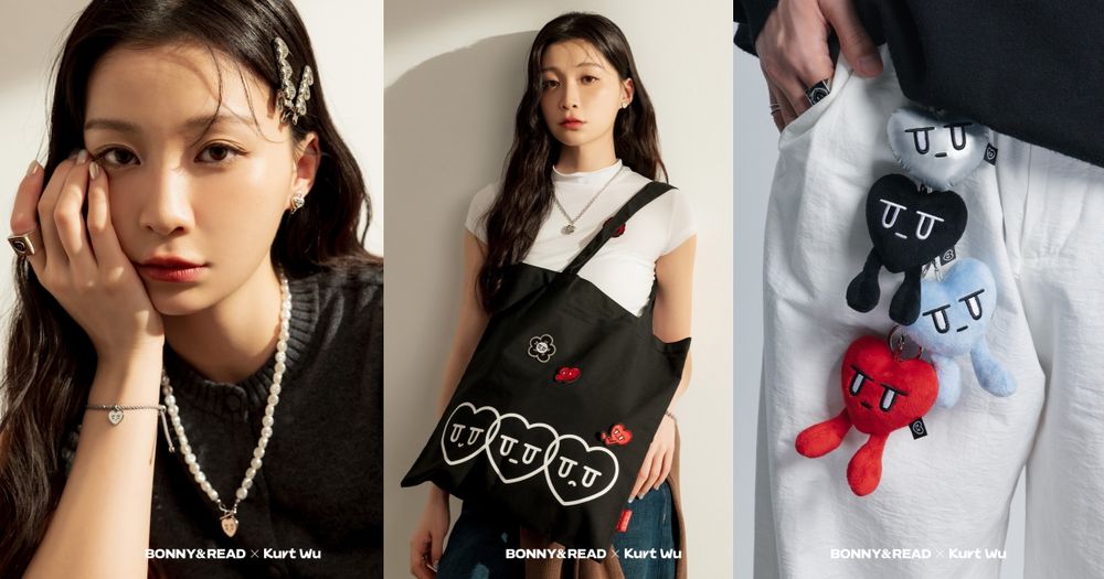  女生最愛平價飾品BONNY&READ聯名來了！厭世愛心「Kurt」小耳環、戒指超可愛！-15