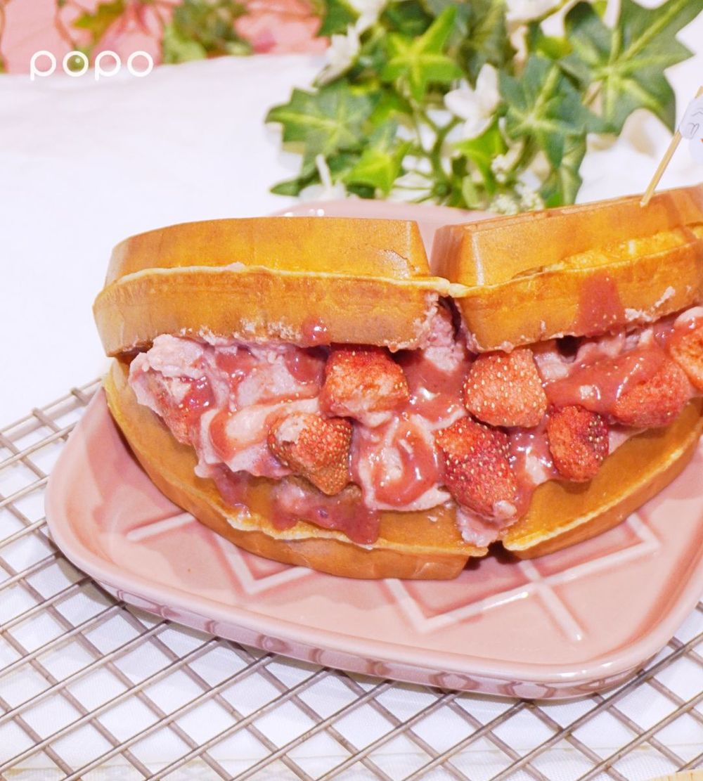 韓妞也愛的白狐院華夫餅跟SOMA聯名啦！「草莓鬆餅+草莓茶歐蕾」這天開賣、草莓季新品同步登場！-6