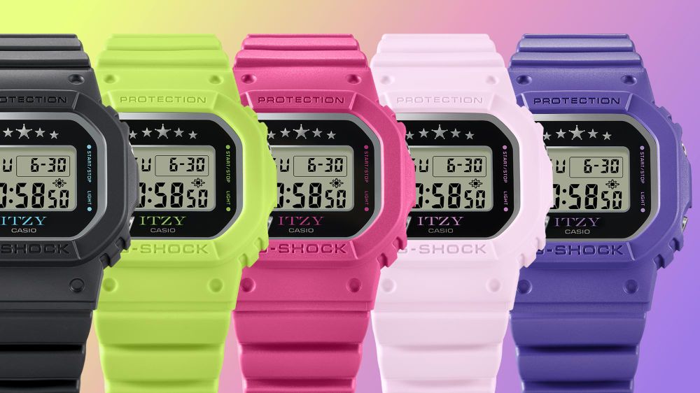 CASIO x ITZY聯名手錶第二彈來了！超美配色必收、還送成員手繪貼紙，粉絲會瘋掉！-7