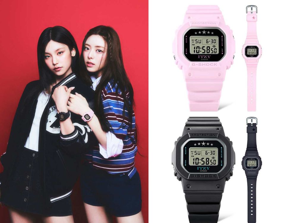 CASIO x ITZY聯名手錶第二彈來了！超美配色必收、還送成員手繪貼紙，粉絲會瘋掉！-1