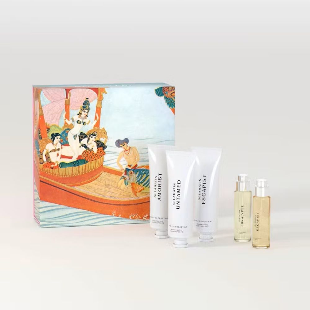 世上最奢華口腔香氛禮盒！SELAHATIN攜手花藝品牌打造限量2024聖誕限量美白牙膏花禮，挑戰質感禮物天花板！-3