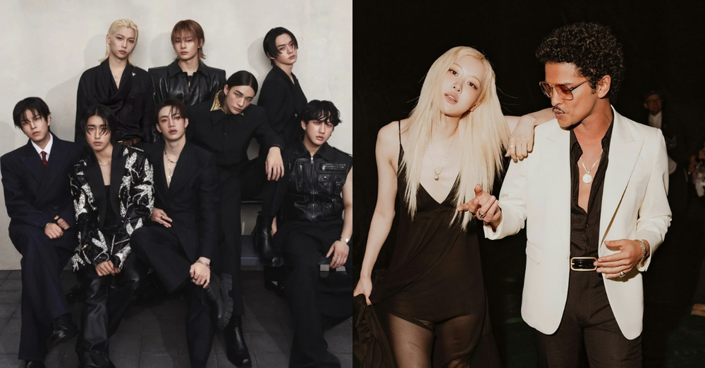 9組2024進過告示牌百大單曲榜的韓團歌手！Stray Kids兩首進榜， Rosé成功殺進第八創新紀錄！-1