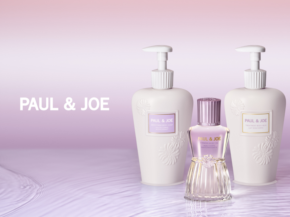 PAUL & JOE「凡爾賽植粹身體保養」法式奶白色瓶裝＋乾淨柑橘花香，保養就像做SPA、香氣瀰漫！-6