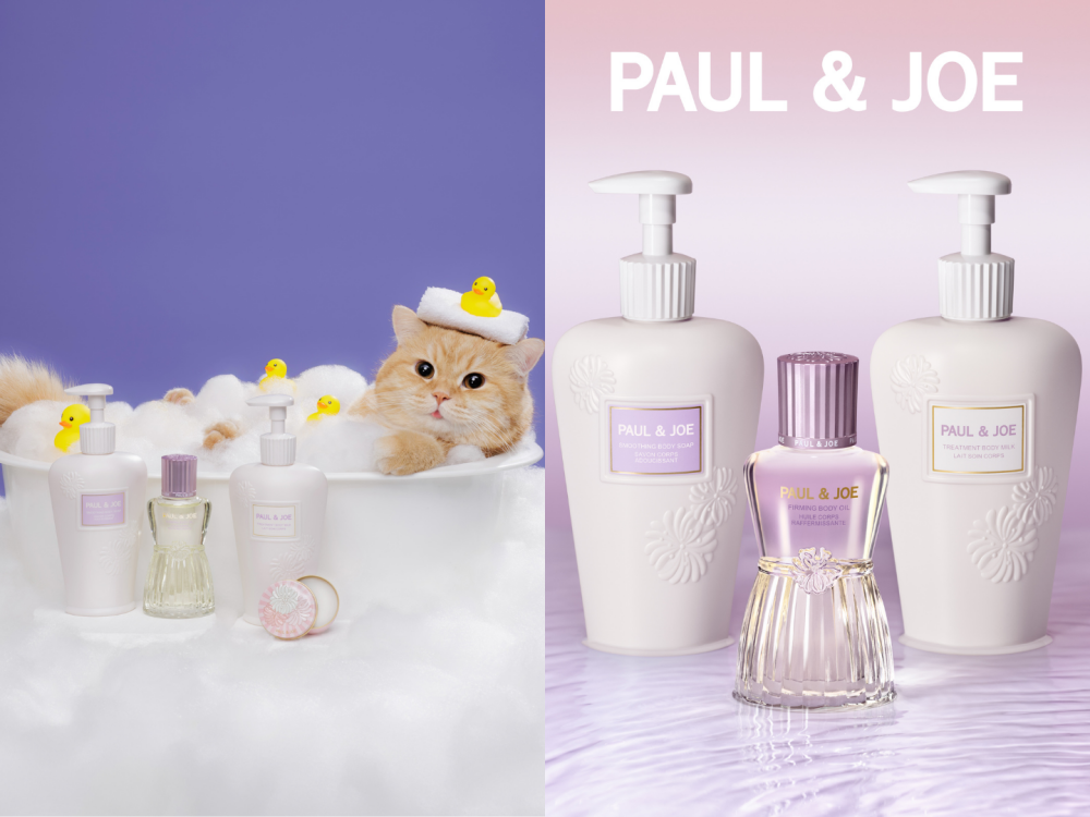 PAUL & JOE「凡爾賽植粹身體保養」法式奶白色瓶裝＋乾淨柑橘花香，保養就像做SPA、香氣瀰漫！-3