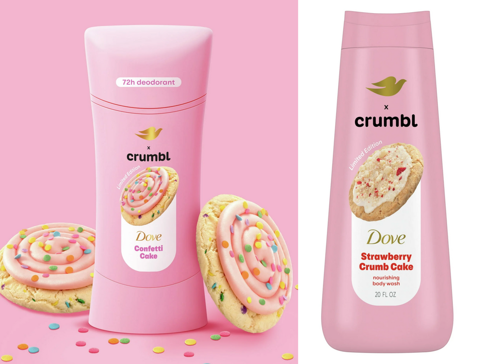 甜點控必收！多芬DOVE「餅乾香氣」身體保養，美國曲奇餅店Crumbl Cookies聯名款香氣、好想咬一口！-13