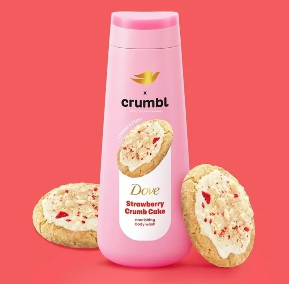 甜點控必收！多芬DOVE「餅乾香氣」身體保養，美國曲奇餅店Crumbl Cookies聯名款香氣、好想咬一口！-15