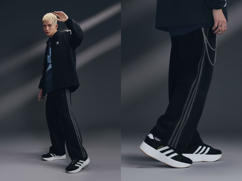 samba勁敵要來了！？adidas新款復古鞋「Q彈厚底球鞋」一穿上腿變超細！-1