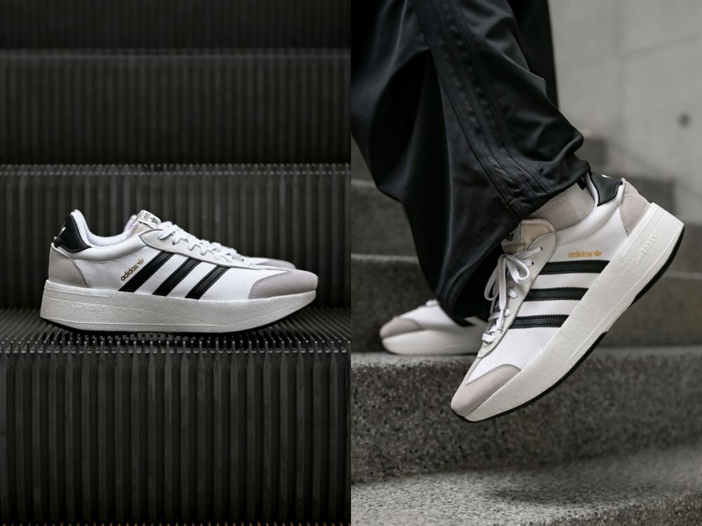 samba勁敵要來了！？adidas新款復古鞋「Q彈厚底球鞋」一穿上腿變超細！-3