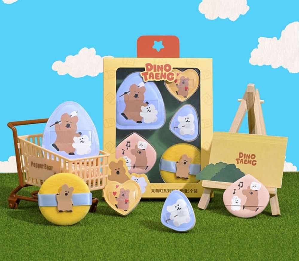 屈臣氏獨賣矮袋鼠美妝用具！立體Quokka蜜粉刷、BOBO棉花糖粉撲...，買刷具送毛絨化妝包！-2