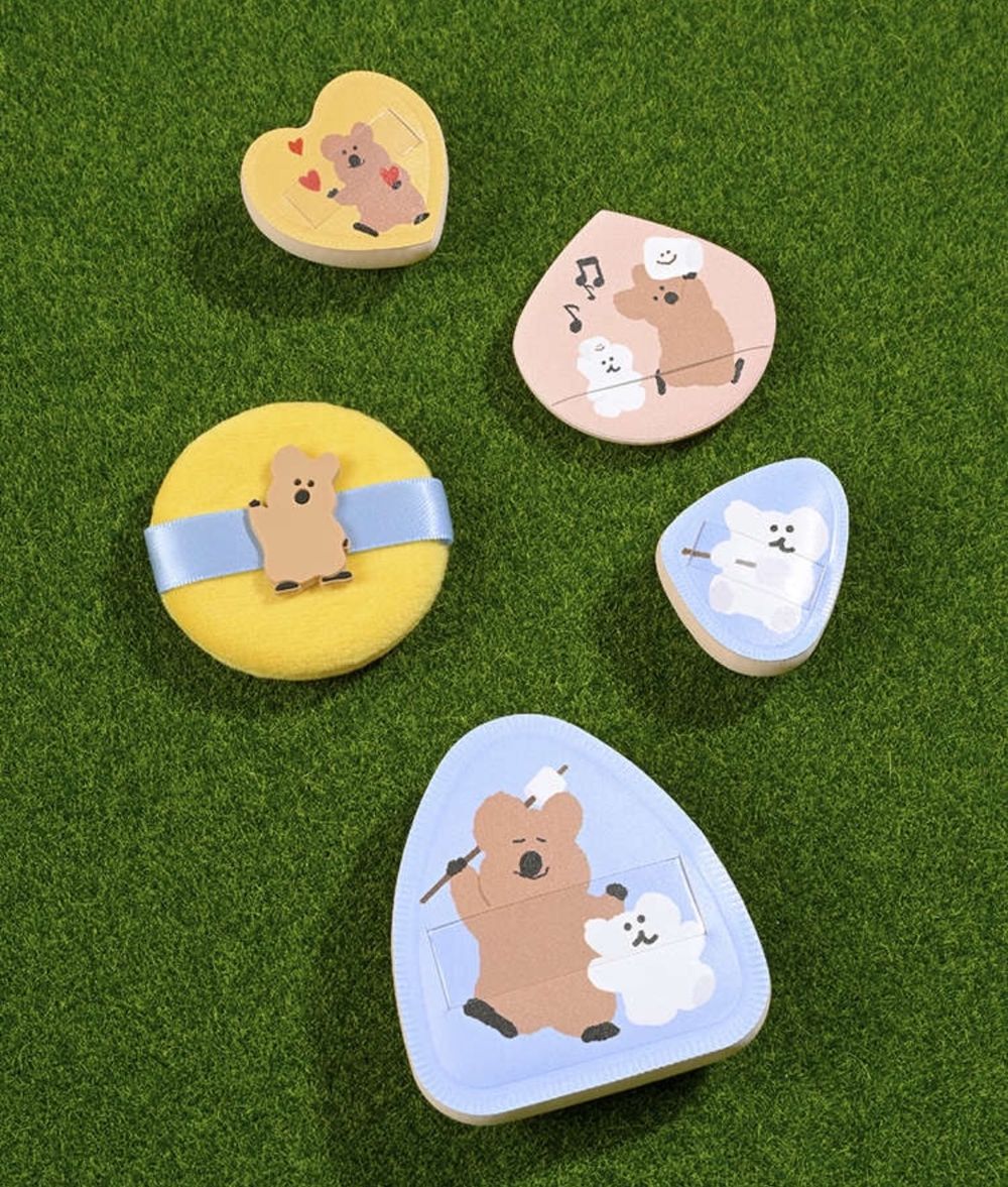 屈臣氏獨賣矮袋鼠美妝用具！立體Quokka蜜粉刷、BOBO棉花糖粉撲...，買刷具送毛絨化妝包！-3