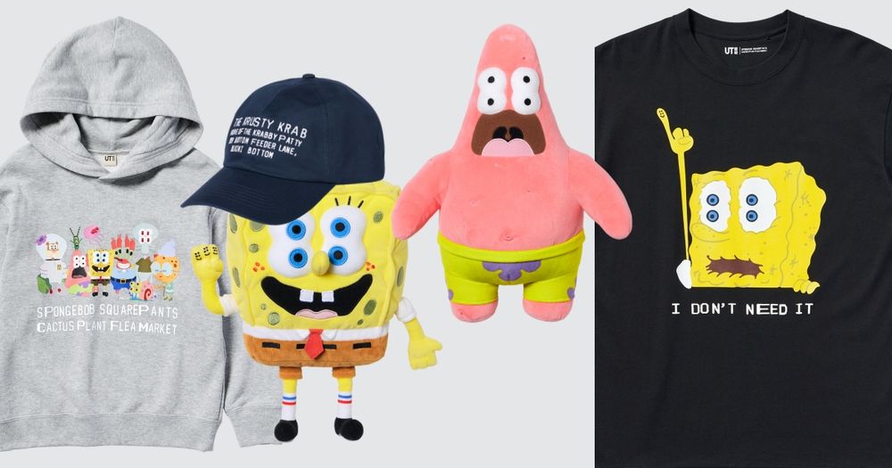 UNIQLO海綿寶寶聯名超可愛！ 聯手潮牌打造「四眼版本UT」連玩偶公仔都想收藏！-9