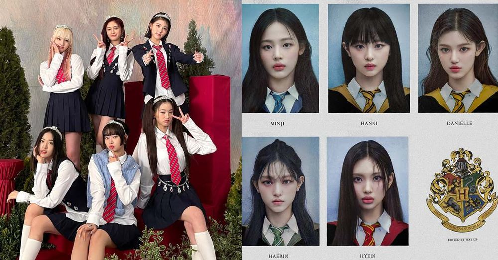 網票選最適合校服概念的女團TOP6！IVE逆天長腿掀熱議，NewJeans化身霍格華茲最美魔法師！-1
