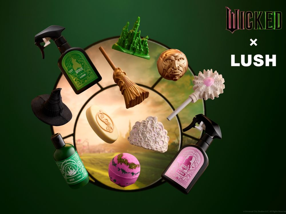 LUSH《魔法壞女巫》限量聯名香氛沐浴品上市！飛天掃帚、奧茲大王、神奇魔杖...，帶你進入奧茲國魔法沐浴時光！-1