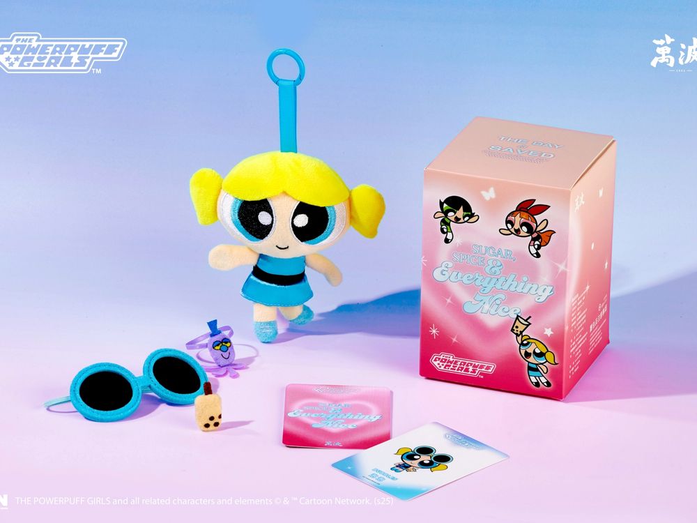 萬波跟《飛天小女警》聯名啦！兩款限定杯身、超可愛「飛天小女警、魔人啾啾磁鐵玩偶盲盒」全都想要！-9