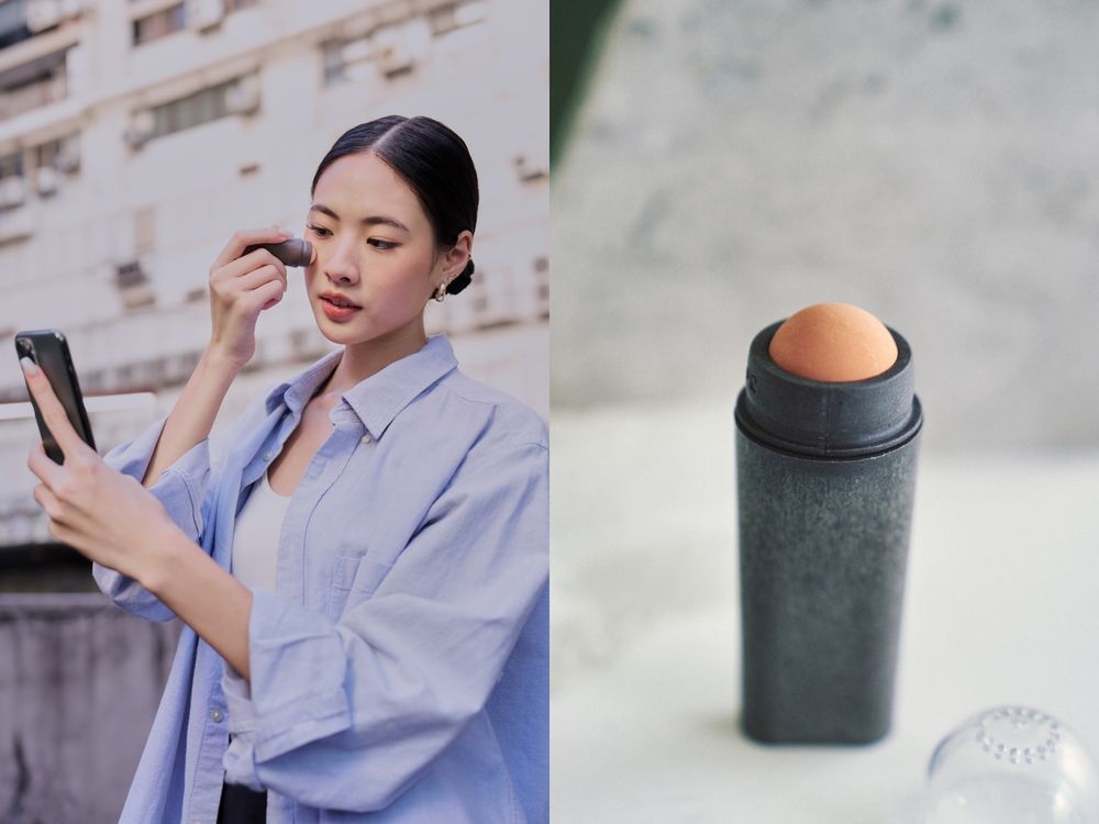 Threads話題彩妝工具上架！J-LIN超強「吸油火山石」，一滾油光消失、還不會破壞底妝！-7