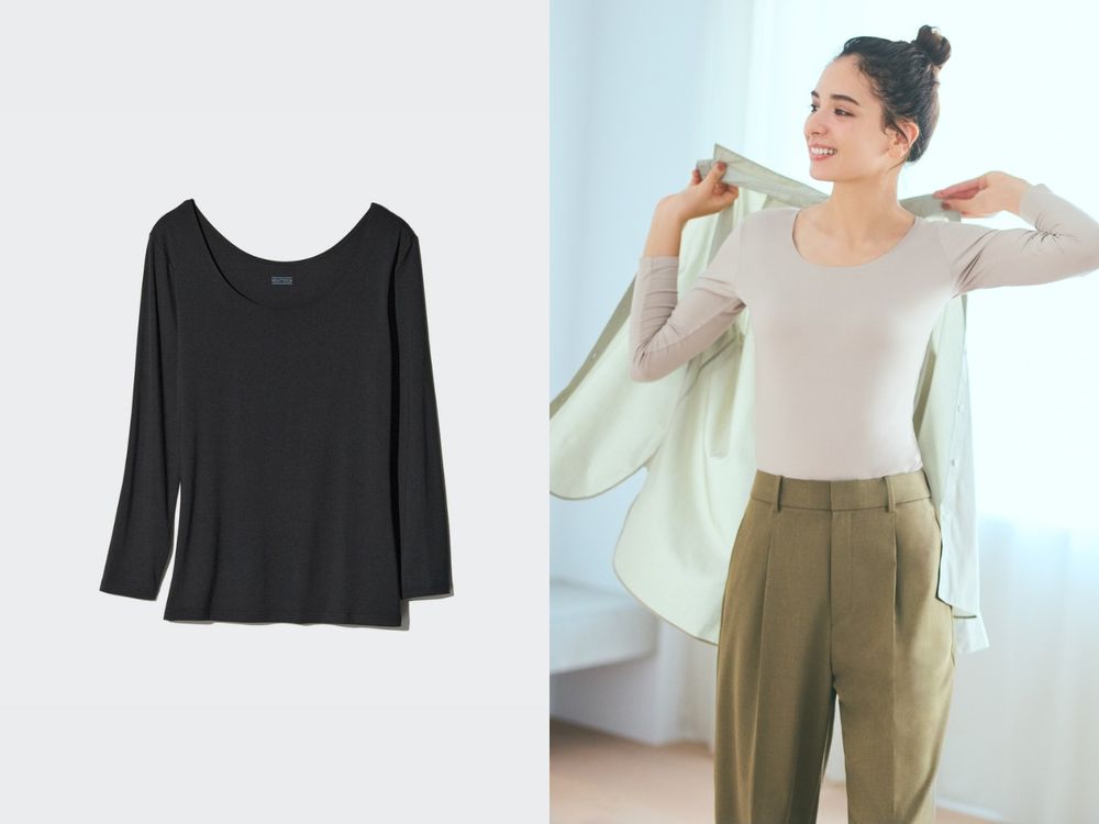 怕冷的必看！UNIQLO發熱衣怎麼挑？三種暖度版型大解析、這款是日本女生最愛！-4