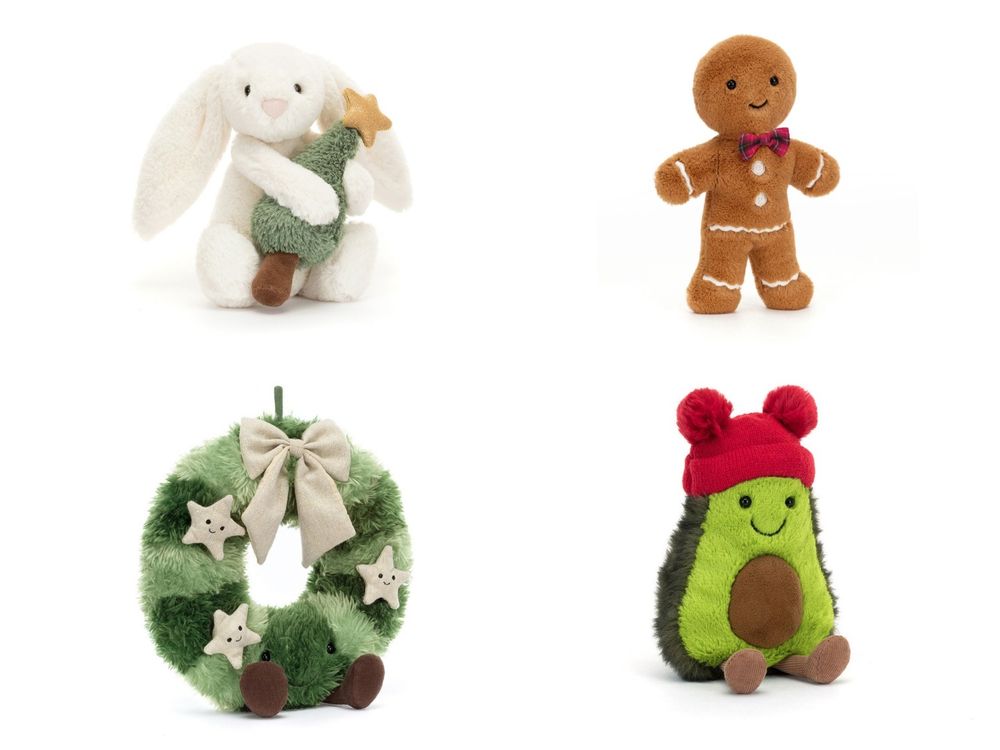 2025聖誕新年禮物推薦！全球瘋搶Jellycat兔子玩偶、酪梨吊飾這邊也買得到！-2