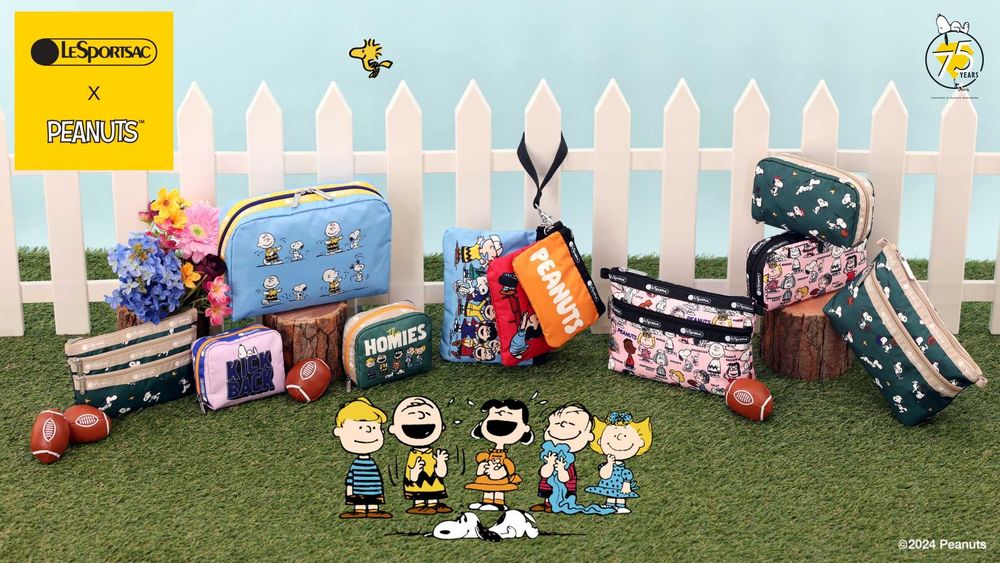 史努比控瘋掉！LeSportsac X Peanuts聯名系列「化妝包、後揹包」錢包撐不住啦！-6