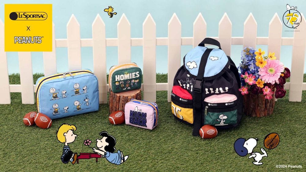 史努比控瘋掉！LeSportsac X Peanuts聯名系列「化妝包、後揹包」錢包撐不住啦！-11