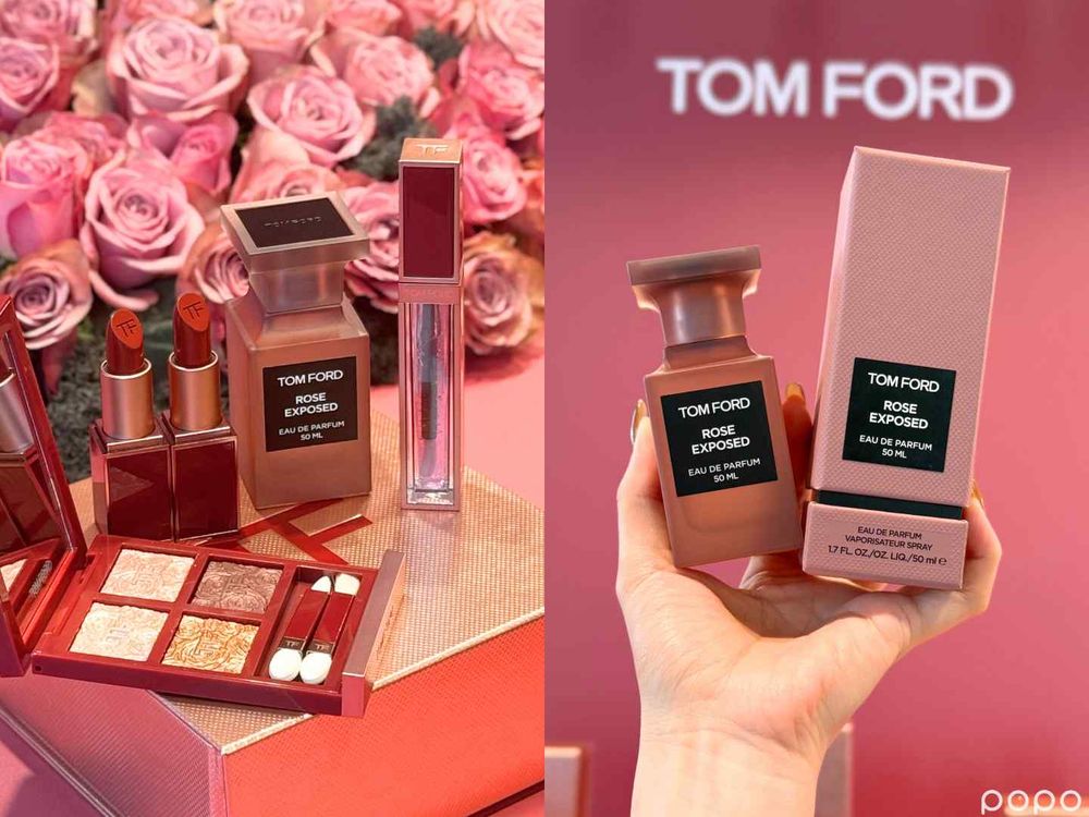 2025限定彩妝推薦！TOM FORD絕美「裸慾玫瑰系列」，雕花眼影盤、琉璃光唇露...散發濃濃女人味！-8