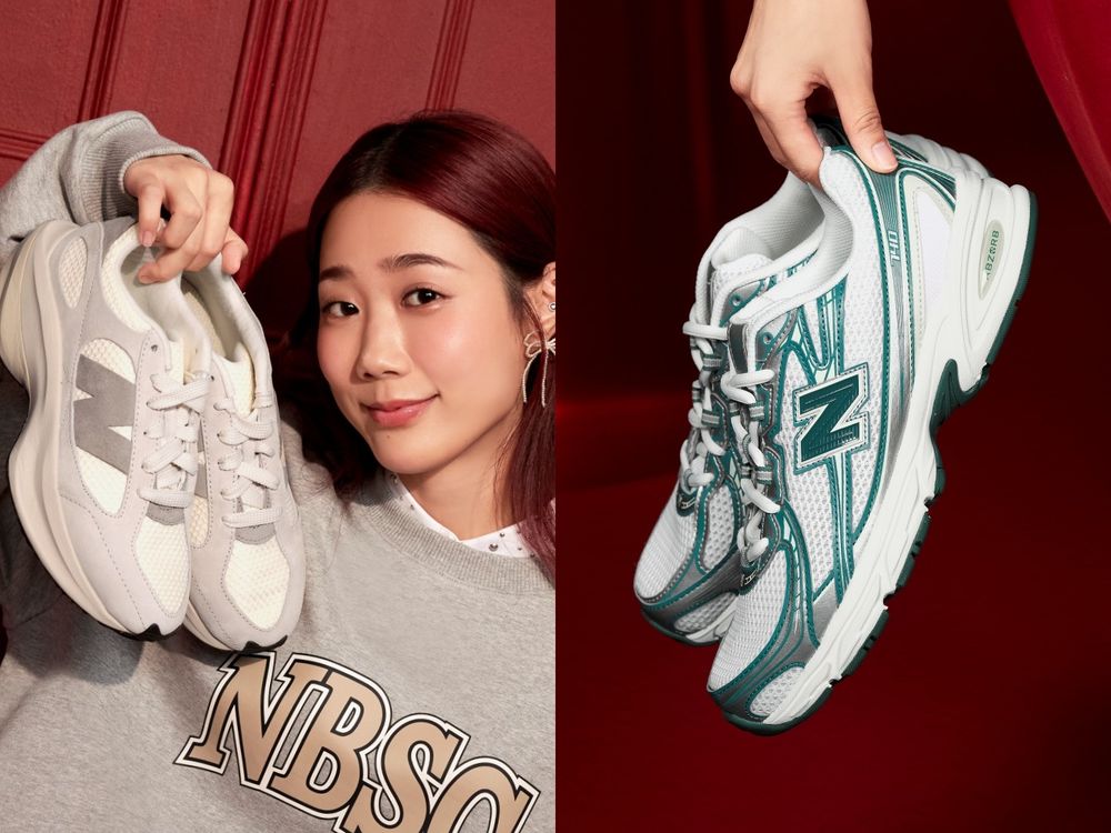 New Balance又逼人掏錢！2025新年兩大必買「雲朵厚底、復古跑鞋」韓國女生都在穿！-9