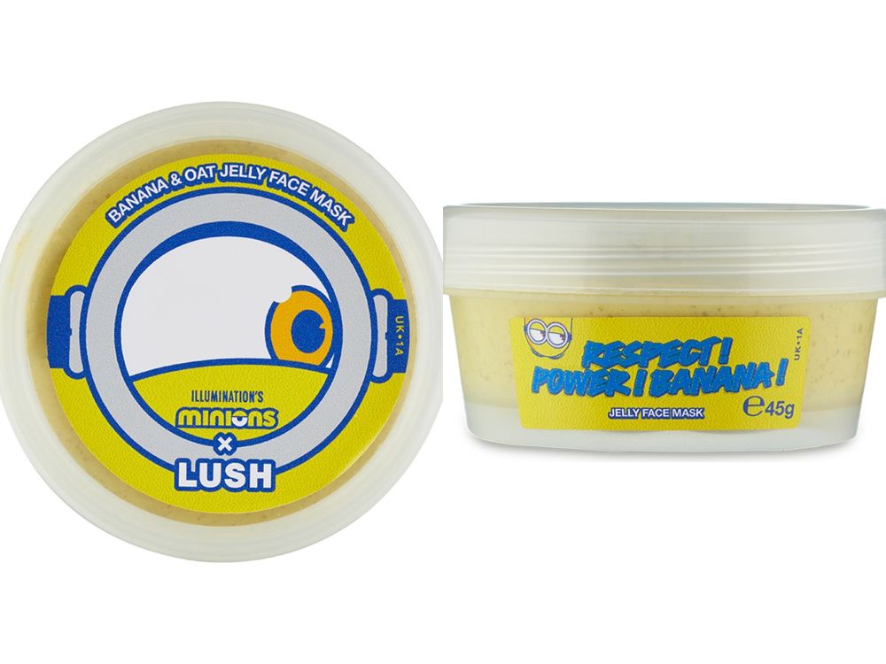 小小兵Minions x LUSH 限定聯名系列開賣！汽泡彈、眼罩眼膜、香蕉沐浴乳...，被可愛暈了！-10