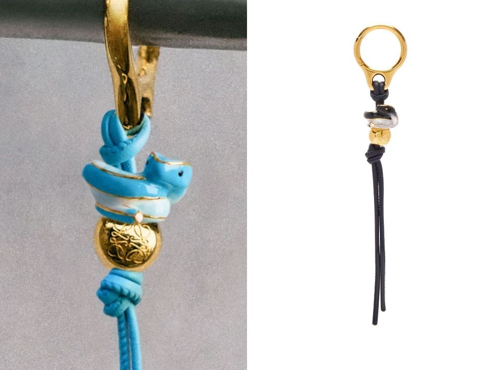 LOEWE 2025新年系列來逼人掏錢了！雲朵Puzzle包、小蛇吊飾...過年禮物從這挑！-7