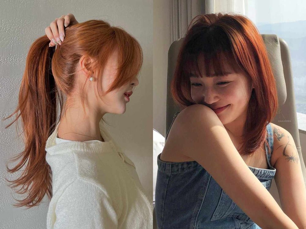 2025日韓女生必染髮色盤點！奶茶淺棕、玫瑰薰衣草、樹莓紅...，都是染完秒顯白、氣色大提升！-7