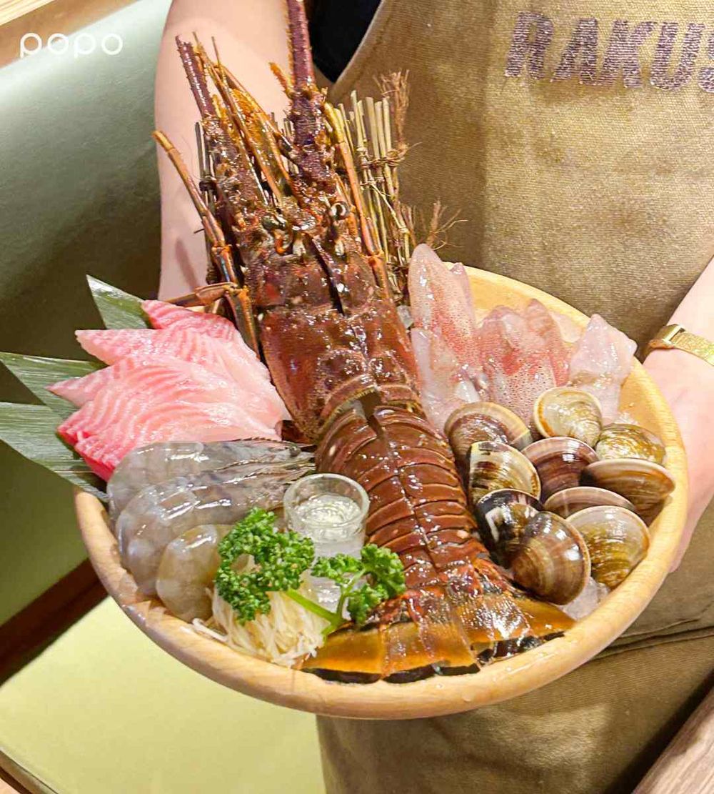 肥美龍蝦免費吃！樂崎火鍋象山店限定「蒜味雞白湯」爆濃療癒必點、還吃得到師園鹽酥雞太幸福！-6