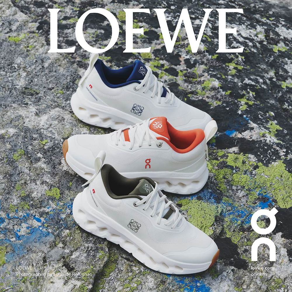 運動鞋天花板LOEWE x On聯名2025新款來了！Q彈厚底輕盈又增高，難怪那麼多人愛穿！-4