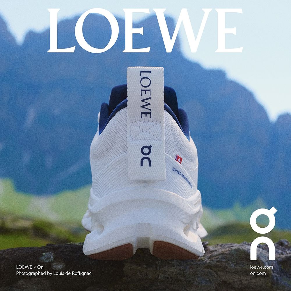 運動鞋天花板LOEWE x On聯名2025新款來了！Q彈厚底輕盈又增高，難怪那麼多人愛穿！-2