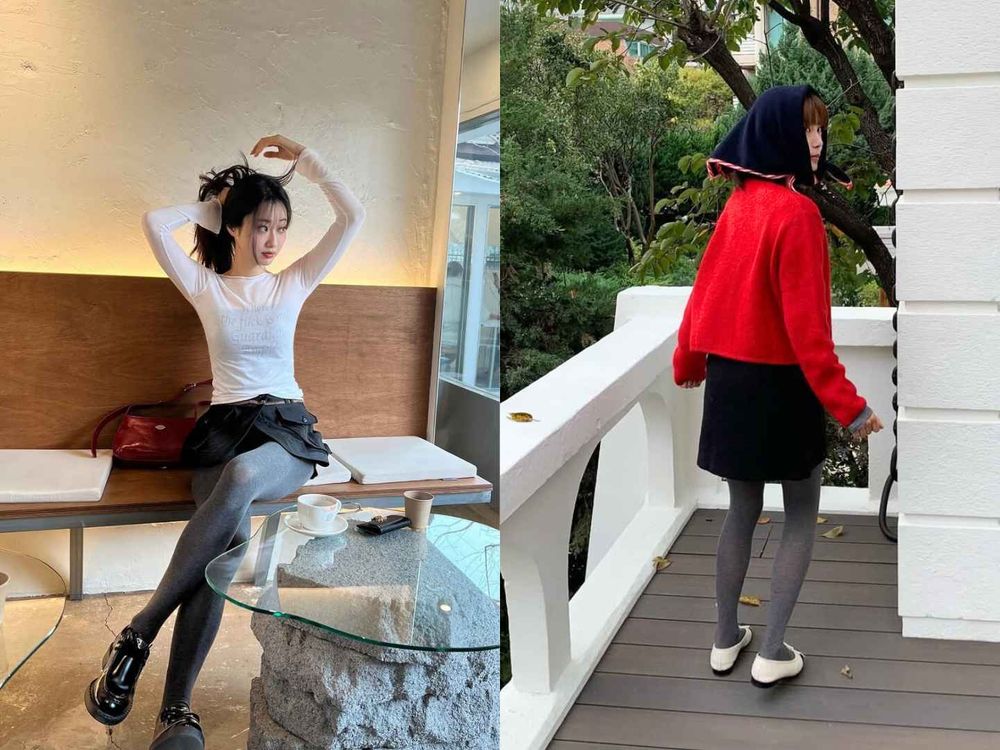 日韓女生冬天都在穿褲襪！５大法則穿出鉛筆腿快學起來、天氣冷冷穿這樣剛好！-13