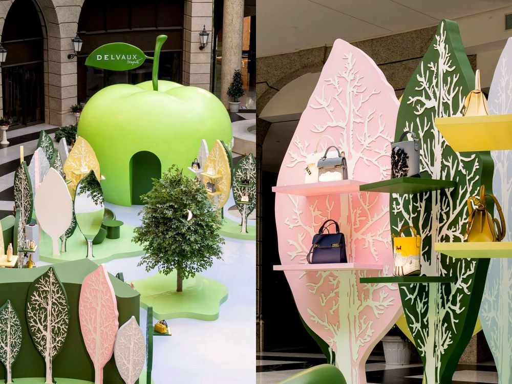 2025新年必訪夢幻快閃店！DELVAUX超現實特展「巨大青蘋果」空降信義區這裡！-1