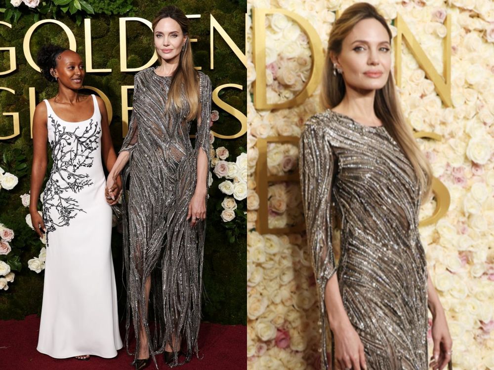 2025金球獎8大紅毯女神回顧！裘莉快50歲驚人狀態曝光、妮可基嫚大露少女美背爆討論！-9