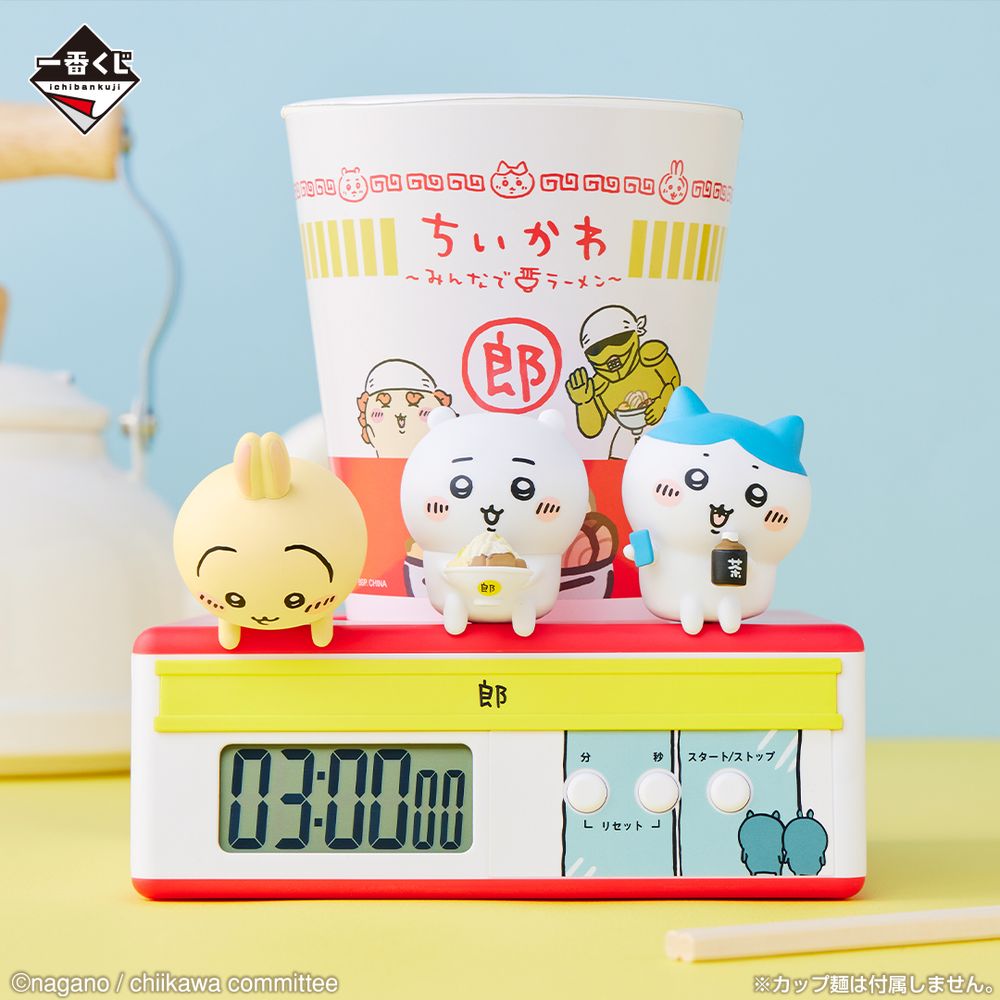 吉伊卡哇拉麵一番賞這天開賣！郎拉麵店造型計時器、立體小八筷架、吃貨烏薩奇面紙套全都太想要！-3