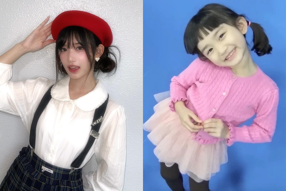 韓網熱議6位「母胎美女」KPOP偶像！Sullyoon從小美到大，Winter、舒華清純神顏完全沒變！-11