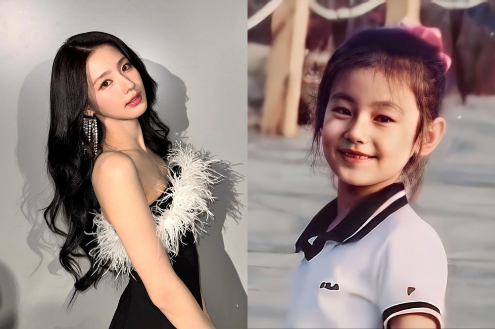 韓網熱議6位「母胎美女」KPOP偶像！Sullyoon從小美到大，Winter、舒華清純神顏完全沒變！-13