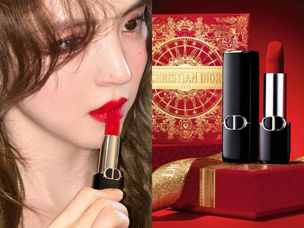 2025新年紅色精品唇膏推薦！DIOR、PRADA、CELINE...，模擬高訂布料質地、高級奢牌香氣，細節太優雅！-7