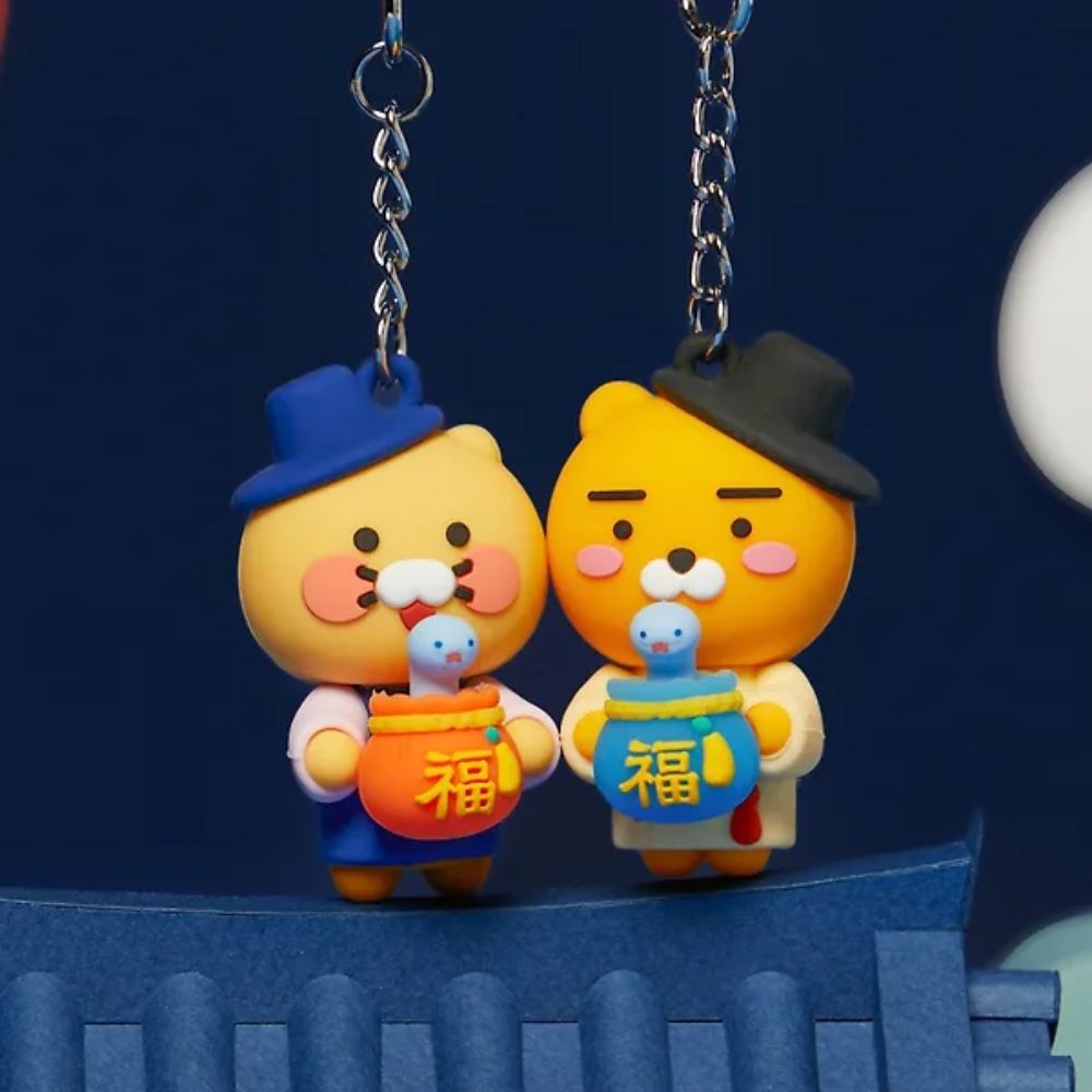 2025蛇年限定Kakao Friends變裝玩偶開賣！藍蛇春植玩偶、開運燈籠萊恩公仔全都好欠買！-10