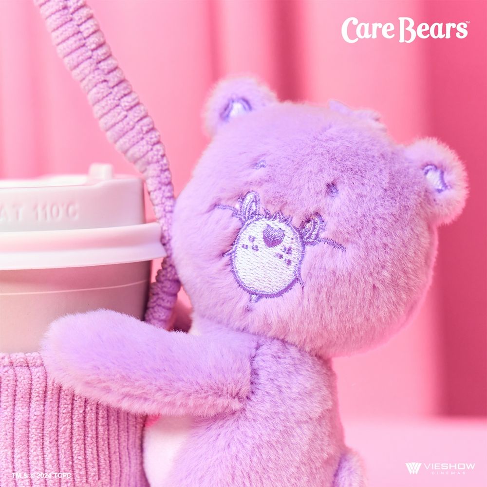 可愛到發瘋瘋！威秀影城限定Care Bears「彩虹熊毛絨杯套、爆米花桶毛毯」這天開賣！-9