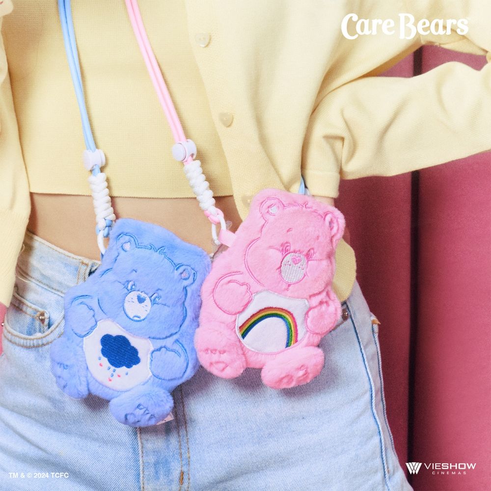 可愛到發瘋瘋！威秀影城限定Care Bears「彩虹熊毛絨杯套、爆米花桶毛毯」這天開賣！-13